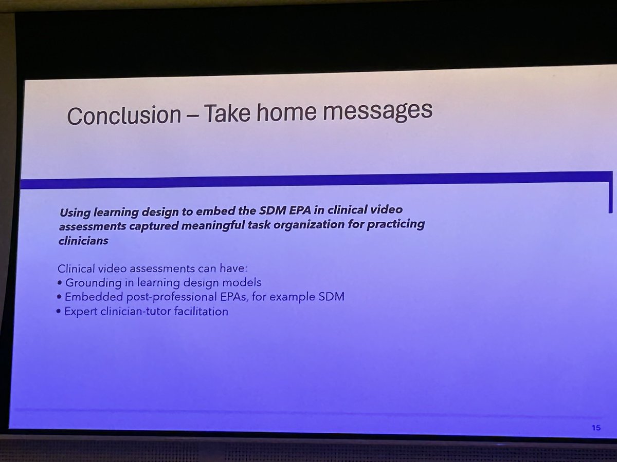 Layers of #EPAs supported shared decision making in an #online postgrad <a href="/PhysioUnimelb/">Physiotherapy UniMelb</a> program. Development  was complex, nuanced, authentic, &amp; required everyone working at top of scope! #Ottawa2024 #watchthisspace #bettertogether