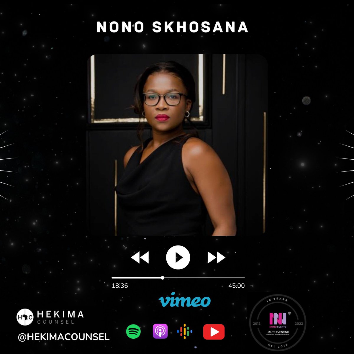 Join the conversation with Nono Skhosana, founder of Nono Events, as we dive into the world of events, business longevity, and thriving in the industry. 

Don't miss out on the insights and wisdom – subscribe now for your dose of inspiration! 🔗 #NonoEvents #EventIndustry