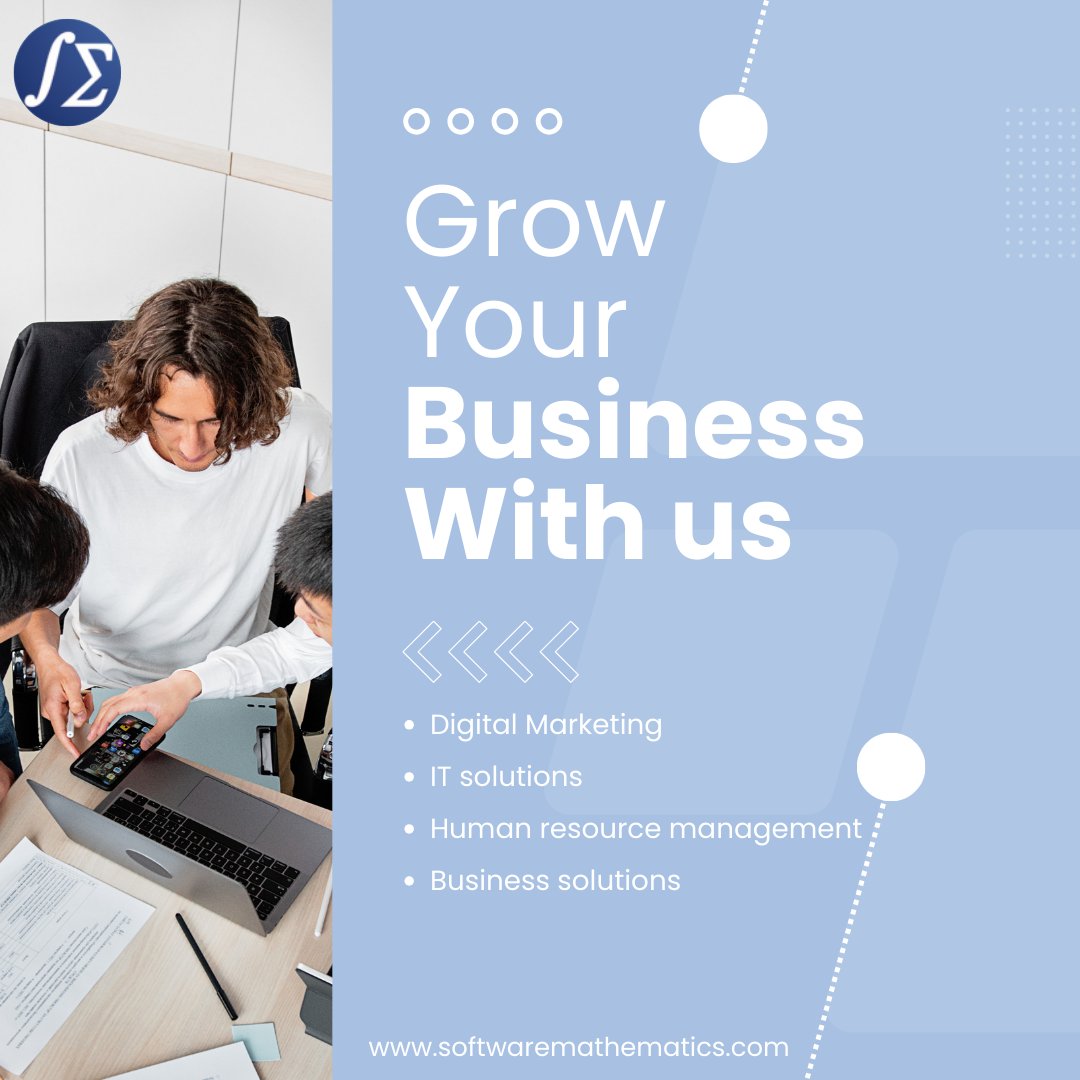 SoftwareMathem1's tweet image. Come let&apos;s grow together 🦾
Connect with us to know more 😁

#service #BusinessSolutions #digitalmarketing #viralvideo