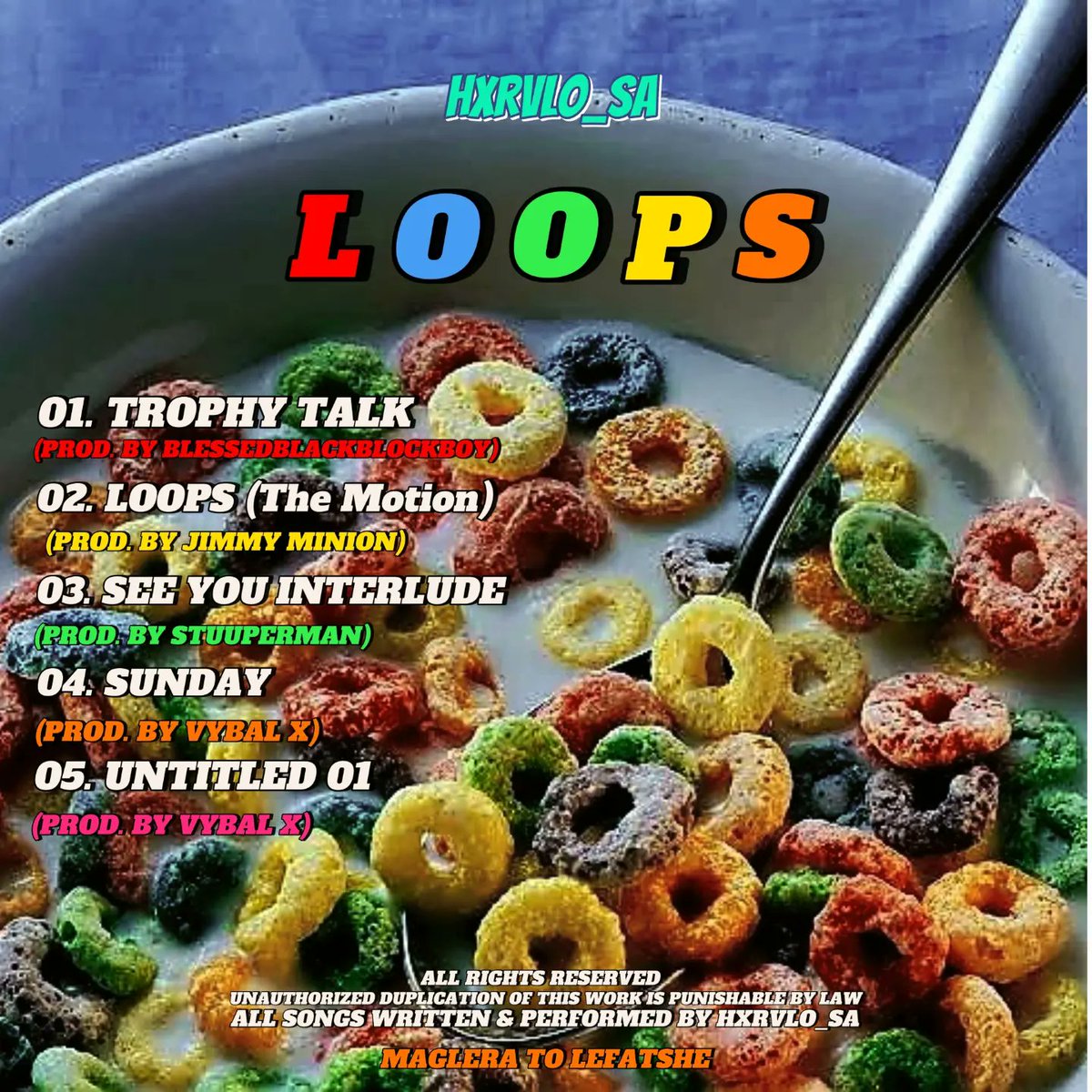 Hxrvlo_SA's tweet photo. GOOD MORNING ☀️

HXRVLO_SA 

L O O P S 🥣

OUT NOW 

EVERYWHERE!

🌐: https://t.co/jU5RdmGO8K

@Bandcamp: https://t.co/G2fPOAdBOq

@Genius (LYRICS): https://t.co/daFl0Eo873

ALL SONGS WRITTEN &amp; PERFORMED BY HXRVLO_SA

MAGLERA TO LEFATSHE NTATE! 😤 https://t.co/ECloqbdBgA