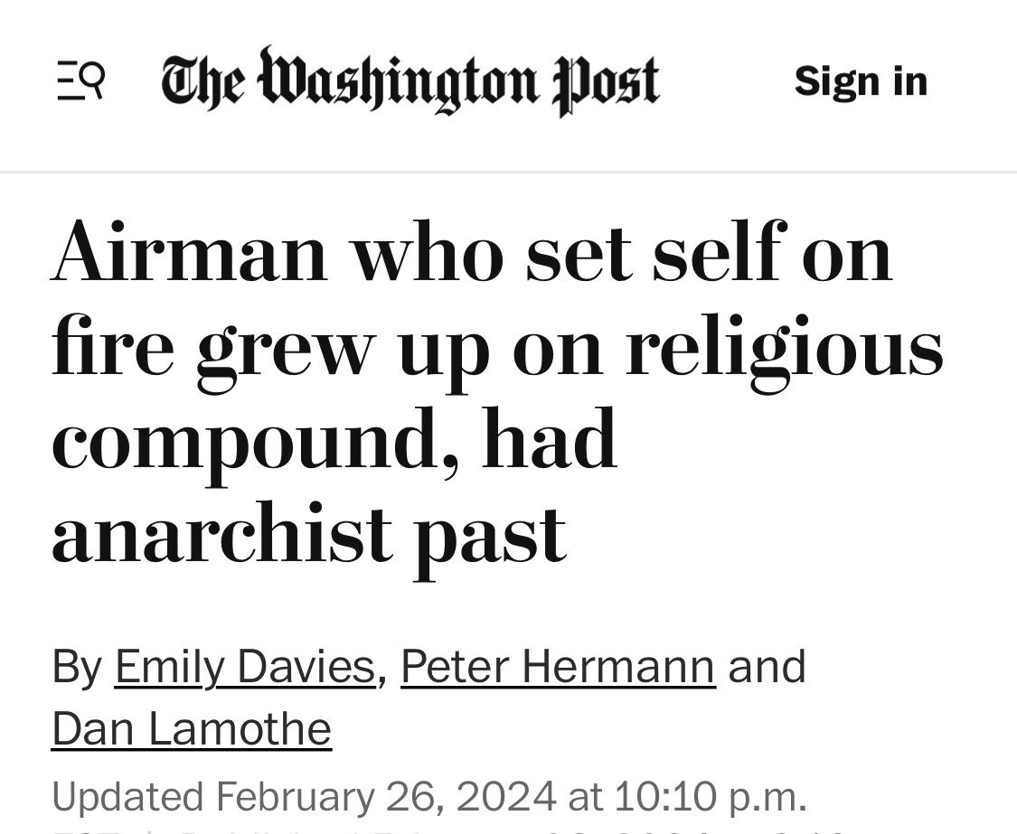 The Washington Post should self immolate