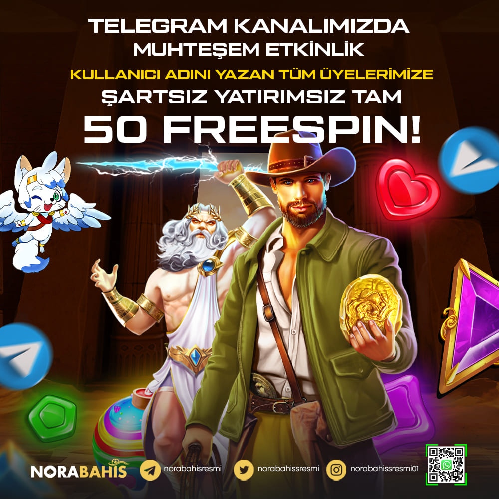 😱 NORABAHİS FARKIYLA İNANILMAZ BİR ETKİNLİK DAHA 💎BUGÜN 21:59 SAATİNE KADAR TELEGRAM GÖNDERİSİNİN ALTINA KULLANICI ADINI YAZAN TÜM ÜYELERİMİZE ŞARTSIZ 50 PRAGMATIC PLAY FREESPIN HEDİYE‼️
🌟#NORABAHİS'TE FIRSATLAR ASLA BİTMEZ‼️
📱ETKİNLİK KATILIM POSTU💸
t.me/norabahisresmi…