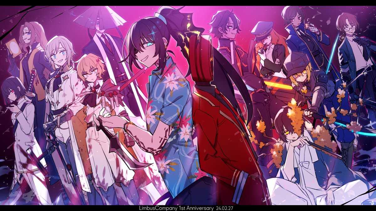 リンバス1周年おめでとうございます！！！！お世話になった☆3の群れ　#LimbusCompany