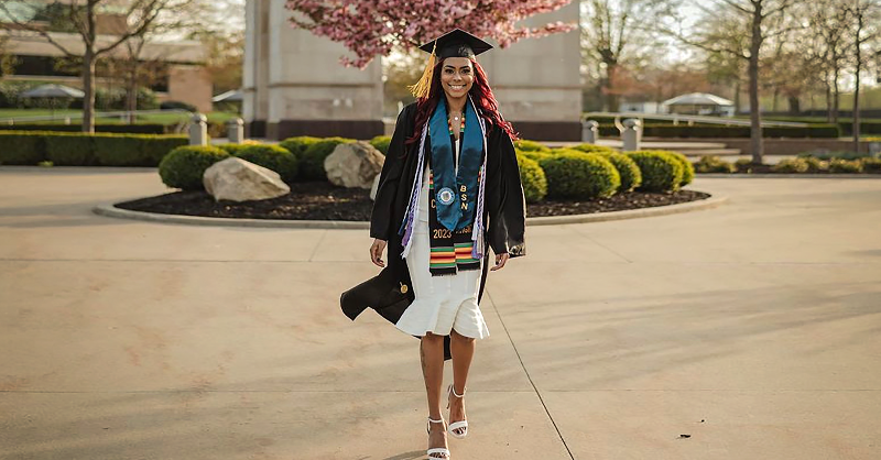 '#BlackHistoryMonth gives us the opportunity to celebrate Black men & women, how far we have come, & where we plan on going. Let's reflect on the past & aim for a greater future.' ✨

📸 #ChamberlainGrad Blair M. (BSN 🎓 May 2023) #ChamberlainTroy