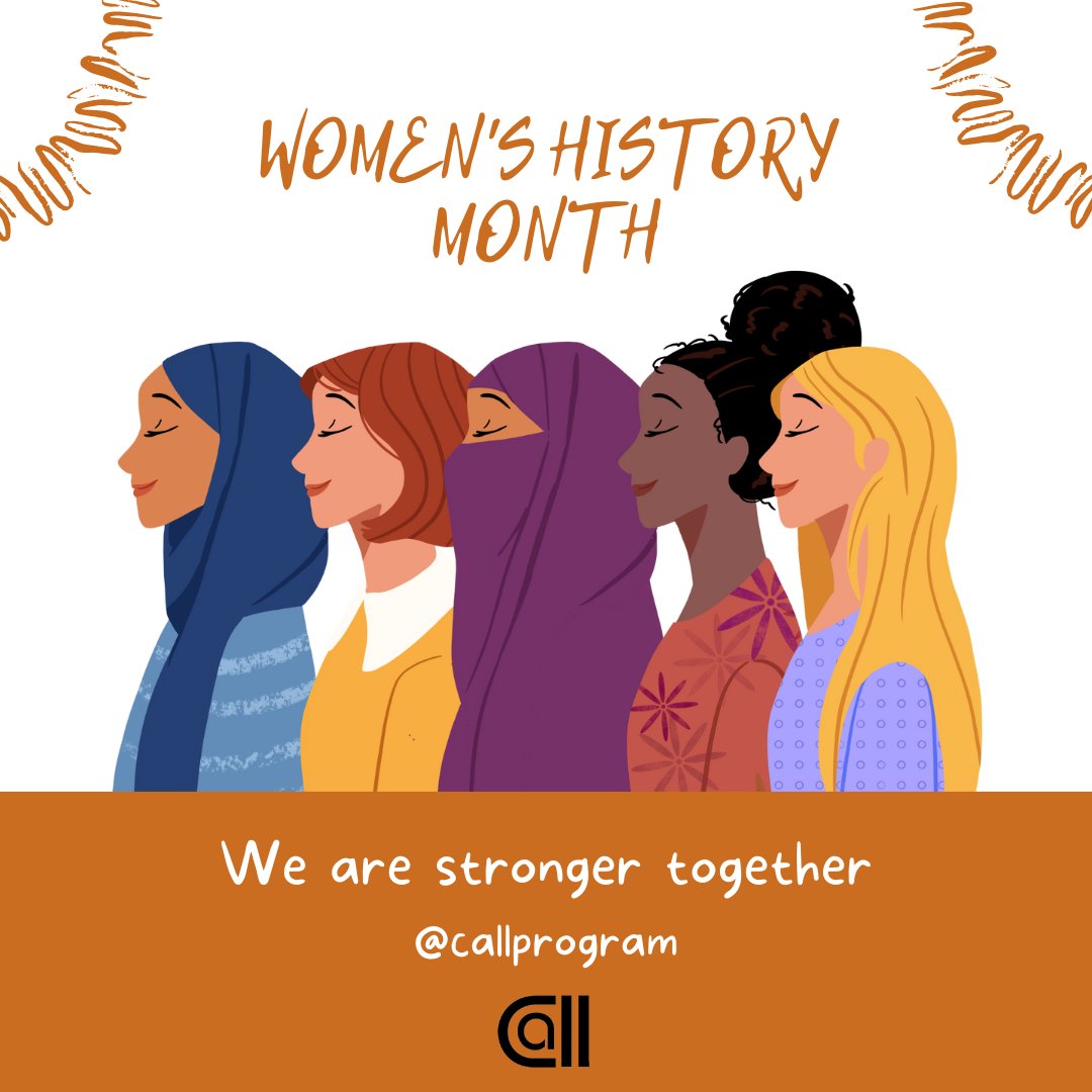 callprogram's tweet image. Happy Women&apos;s History Month from the CALL Program