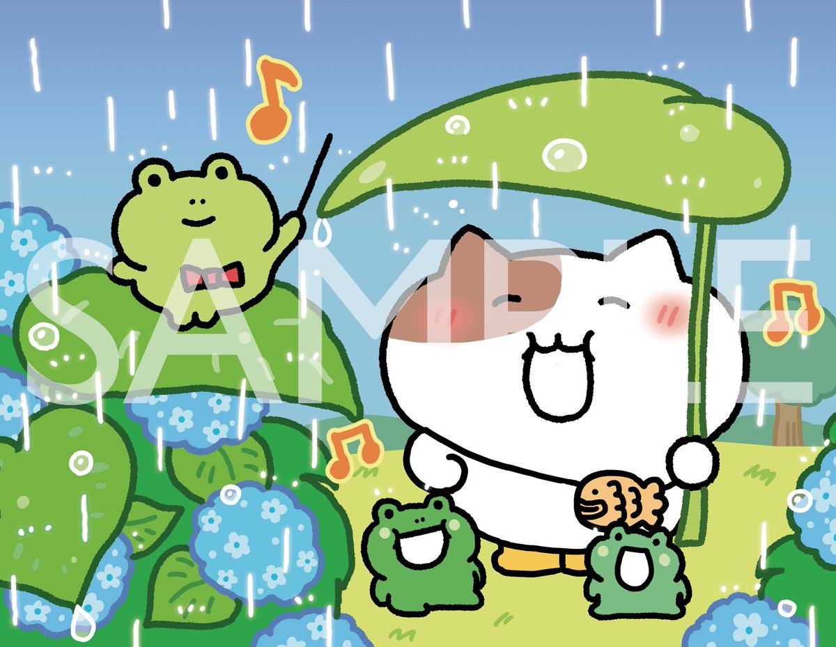 🍡もちにゃみ2024-2025カレンダー イラスト公開①