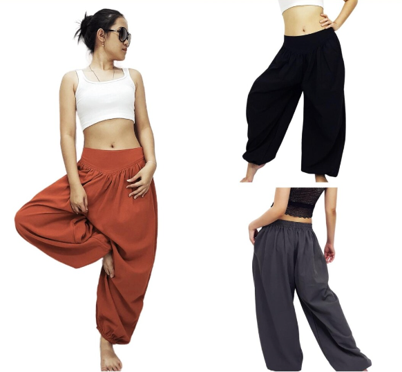 Harempants_th's tweet photo. Cotton Harem Trousers Half Elastic Waist with 2 Side Pockets 
https://t.co/iogh1oAEIm https://t.co/xPBJiiwcsa