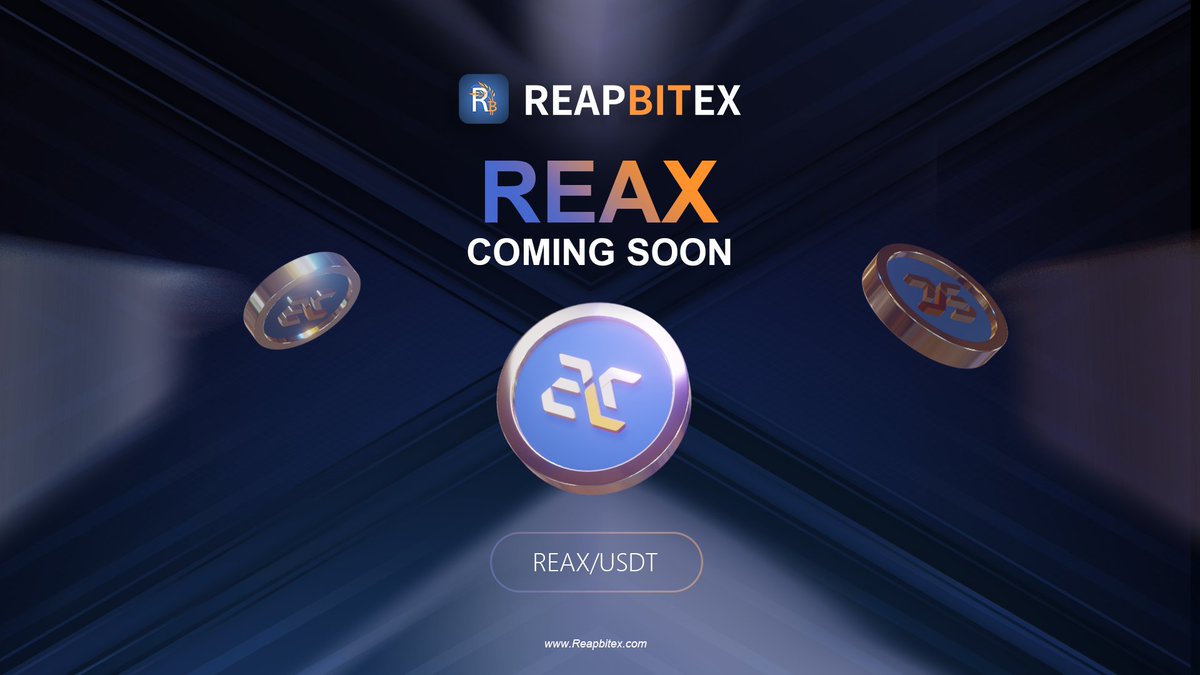 Reapbitex's tweet photo. 🚀 Brace yourselves for the next chapter in the Reapbitex journey! 🌐✨ Introducing REAX – our latest innovation in the world of digital assets.
🚀 Launching on 29 Feb 2024 at 15:30 UTC+3, REAX is set to redefine the crypto experience. Join us in shaping the future of finance! https://t.co/pizIsnSMBG