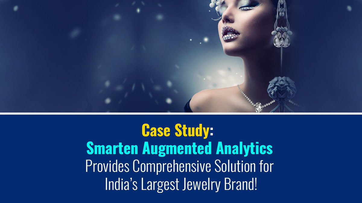 SmartenAnalysis's tweet image. Case Study – Smarten Augmented Analytics Provides Comprehensive Solution For India’s Largest Jewelry Brand!

bitly.ws/3efQP

#AdvancedAnalyticforBusinessUser #AdvancedAnalyticsAdvantages #AugmentedAnalytics #AugmentedAnalyticsCaseStudies #CaseStudies #CaseStudy