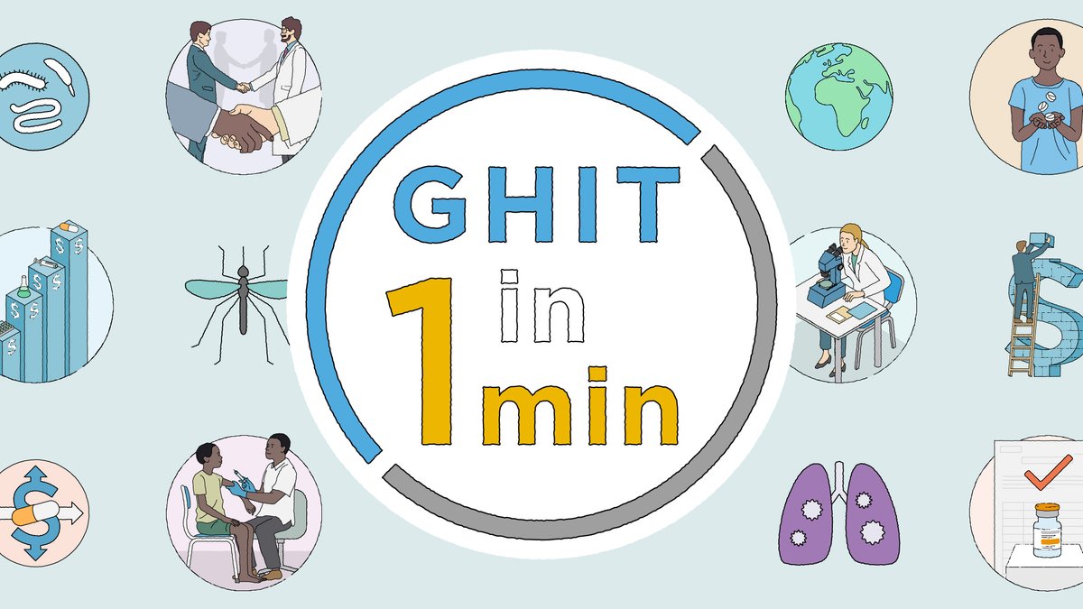 ／ 1分でわかるGHIT💡 ＼ 🌍世界❓❓❓カ国のパートナーと一緒に、顧みられない感染症を解決しています。 ⬇️答えはこちら ghitfund.org/overview/onemi… @DNDi @TBAlliance @MedsforMalaria @FINDdx