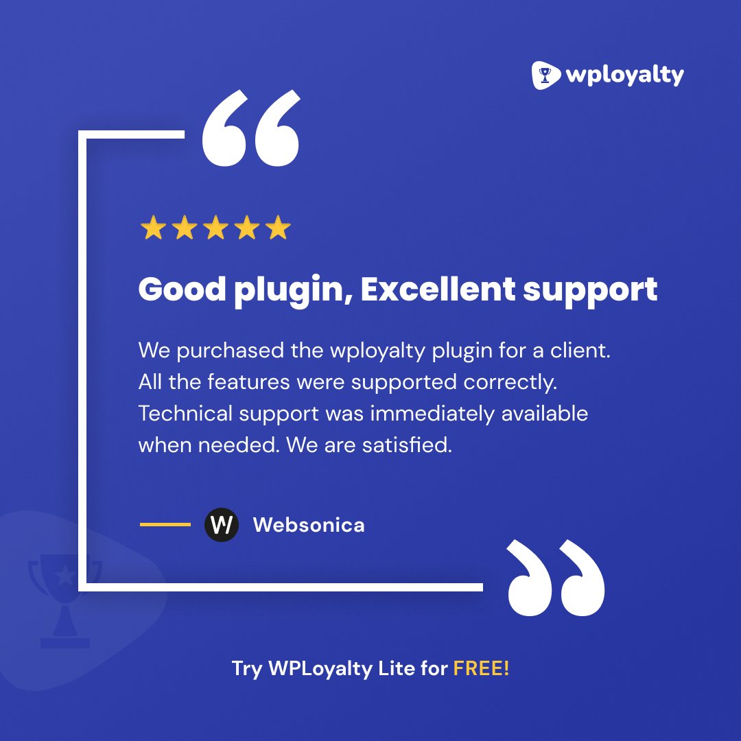 WPLoyalty tweet media