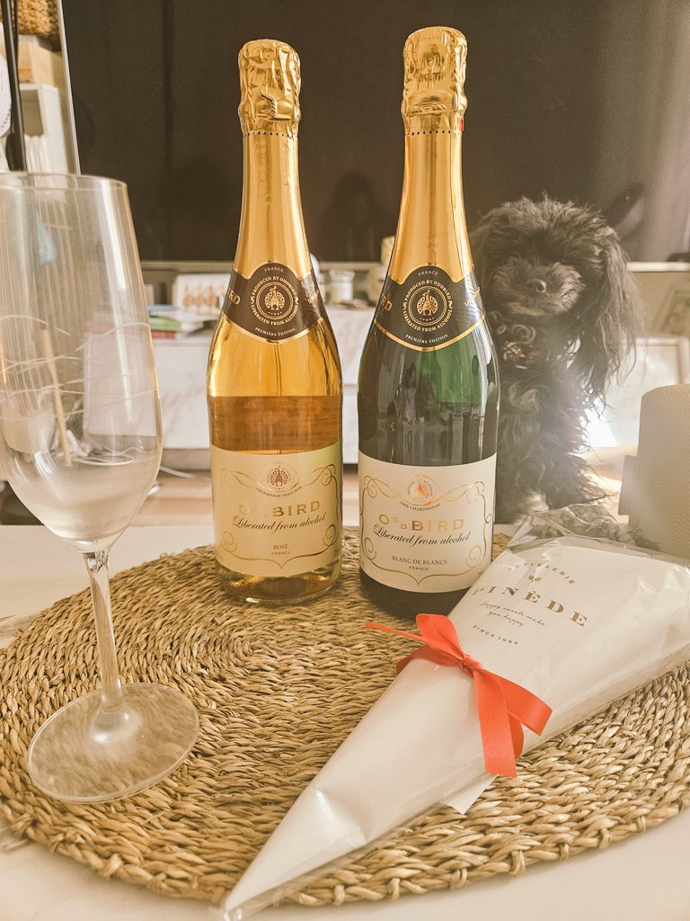 pile_eric's tweet photo. やっとおやすみ。
いいよね❤️？？
昼下がりからいただいたノンアルコール🥂⭐
やはり今日はロゼからいただこう🌹
PR @holoyowaz
#ノンアルコールスパークリング https://t.co/NwnrMWjL3b