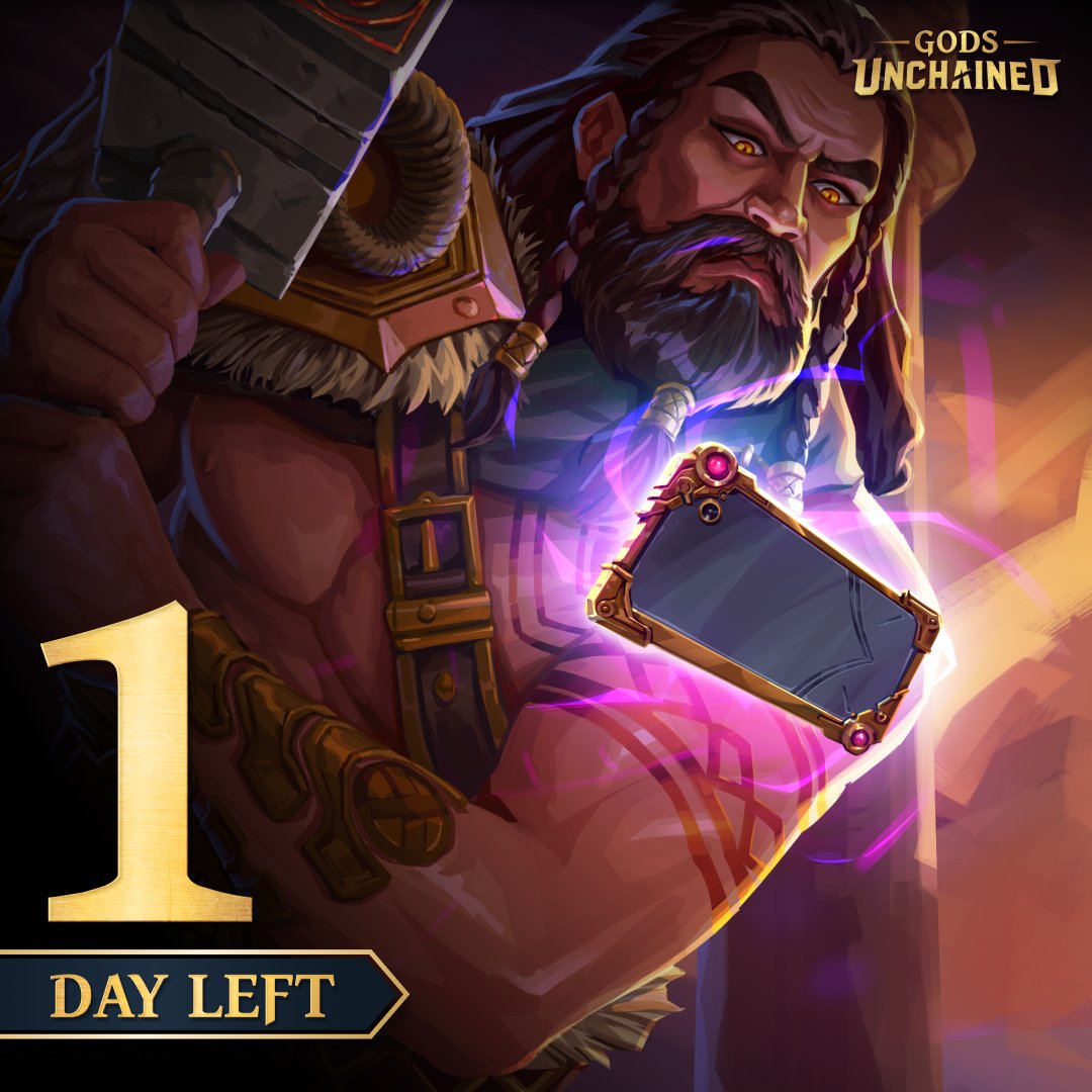Last day, the wait is almost over!

Tomorrow you’ll know everything in store for the biggest event in GU history ⚔️