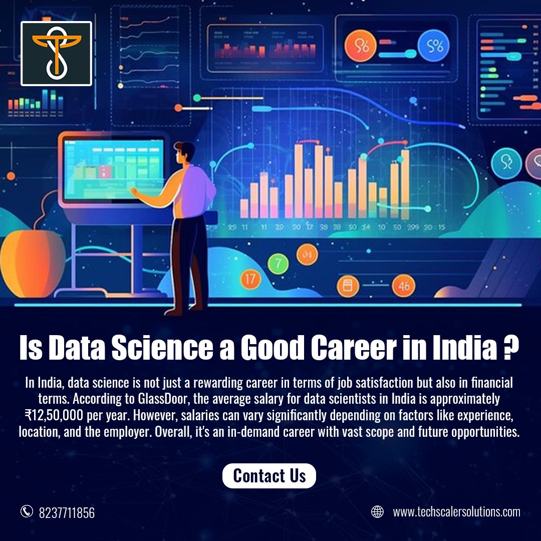 Techscaler_'s tweet image. Explore the vibrant world of data science in India, a career blending technology, analysis, and creativity. Dive into a future of opportunities and innovation.
.
.
#DataScience #CareerOpportunities #Technology #Innovation #IndiaJobs #Analysis #Creativity #TechCareer