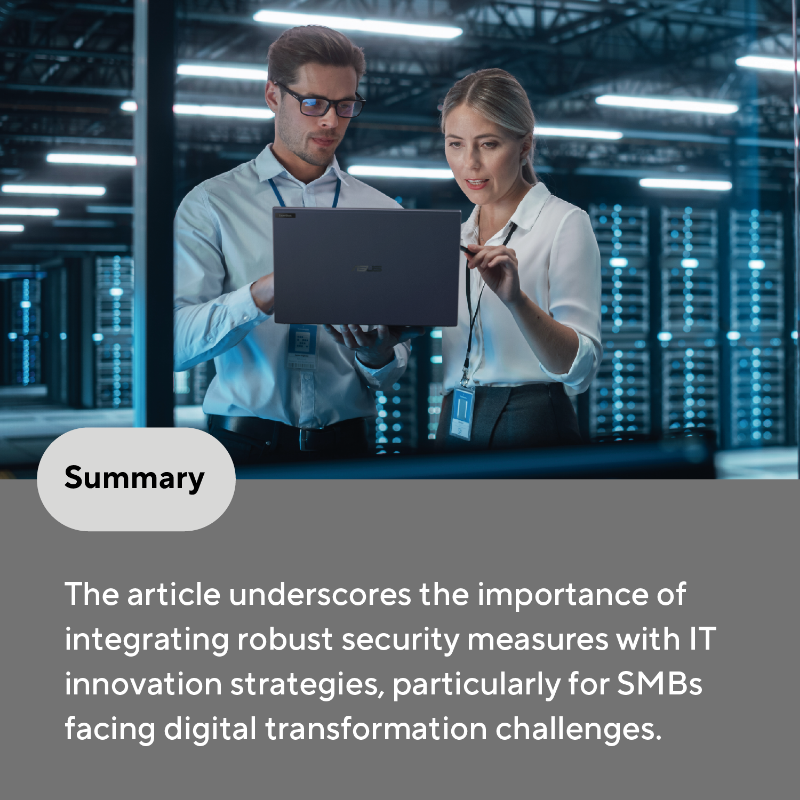 ASUS's tweet photo. In today's digital landscape, security is paramount. π
Dive into our blog post to learn why integrating strong security measures is crucial for SMBs navigating digital transformation.
#ASUSBusinessBlog
#DigitalTransformation #Cybersecurity