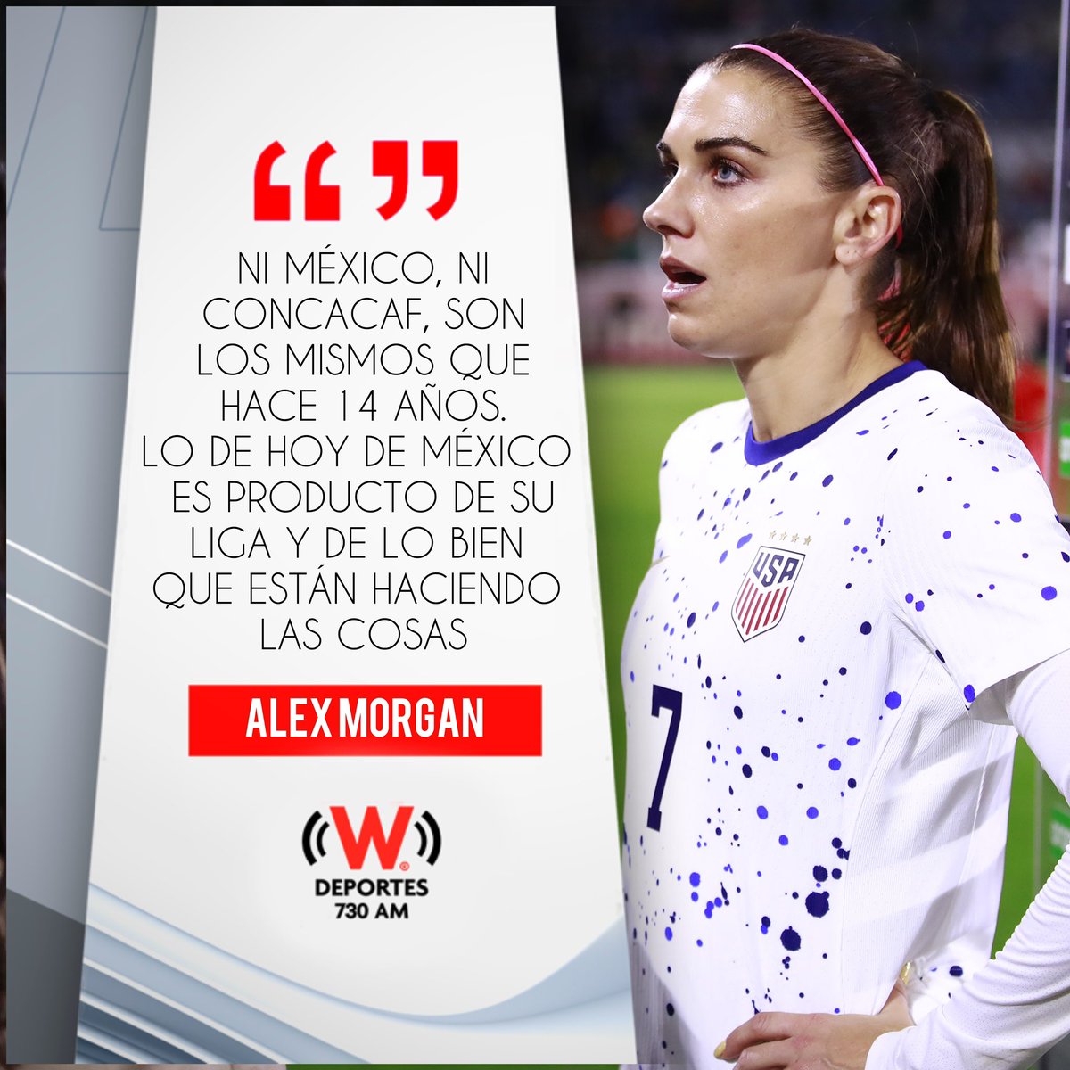 Una de las mejores jugadoras de la historia, habló así de México y de la Liga MX Femenil 😍😍😍😍😍 🇲🇽 DOÑA ALEX MORGAN HA HABLADO 🫶🏼 … Y luego acá lees a cada personaje queriendo demeritar el FUTFEM en nuestro país 🤦🏽‍♂️
