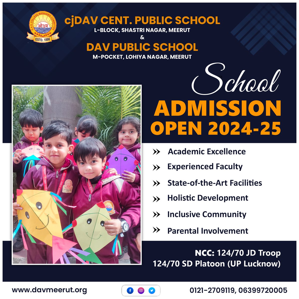 Invest in Your Child's Bright Tomorrow – Embark on an extraordinary journey as CJDAV Centenary Public School, Meerut invites applications for new admissions in classes Nursery to IX & XI, cultivating a unique educational experience for the session 2024-25. #CJDAV #CJDAVMeerut