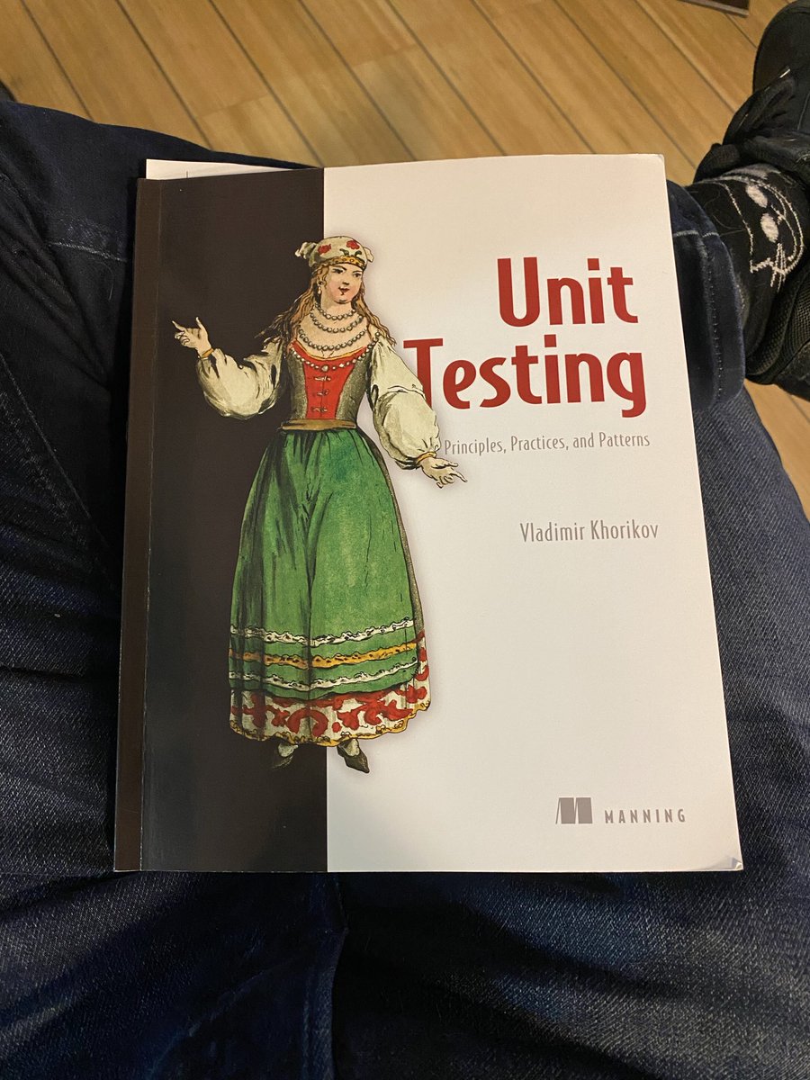 schteppe's tweet image. Pretty good book! #programming #unittesting
