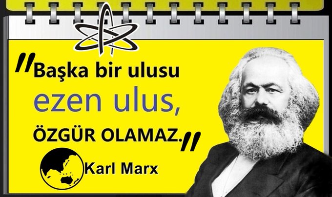 'Başka bir ulusu ezen ulus, özgür olamaz.' #karlmarx 

#KarlMarx205
#Marx205
#KarlMarks
#Karl_Marx
#marx
#Marksizm
#Marxist
#KarlMarx203yaşında
#trier
#triergermany
#ManifestoOkuyoruz
#RedBooksDay2024
#KomünistManifesto
#KomünistManifesto176
#komuenistmanifesto