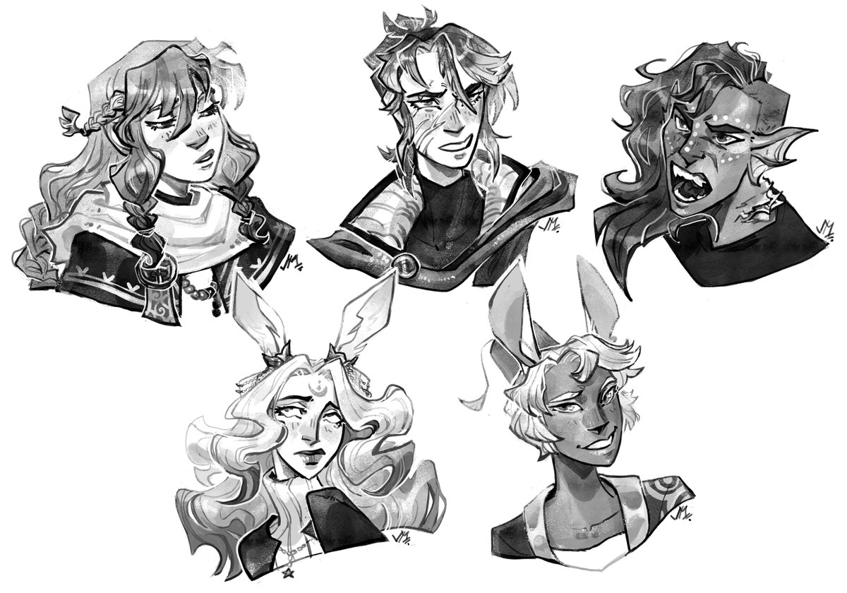 Miradellaart's tweet image. Last bw portraeits for @/miflored