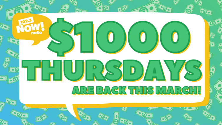 $1000 THURSDAYS ARE BACK 💰💬 Every Thurs this March, JOIN THE CONVO by text at 56789 or phone at 780-489-4669... BEFORE The Boss hijacks the station, to enter to win $1000! Keep your phone close, the The Boss could hijack at ANY TIME and you MUST answer to win! Good luck!