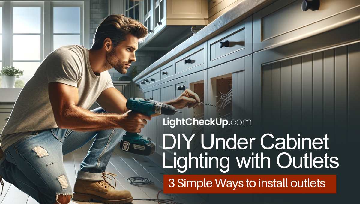 DIY under cabinet lighting with outlets: 3 Simple Ways to install outlets lightcheckup.com/diy-under-cabi… 

#DIY #UnderCabinetLighting #KitchenUpgrades #ElectricalProject #HomeImprovement