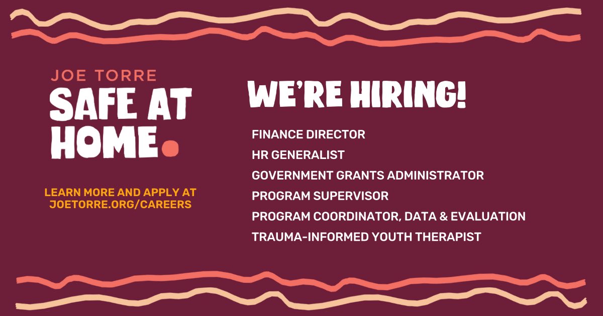 We're expanding our team! With programs in over 18 schools and growing, including our recent expansion in LA, our impact is reaching more youth than ever before. If you're committed to making a difference check out our current job opportunities at joetorre.org/careers ✨💛