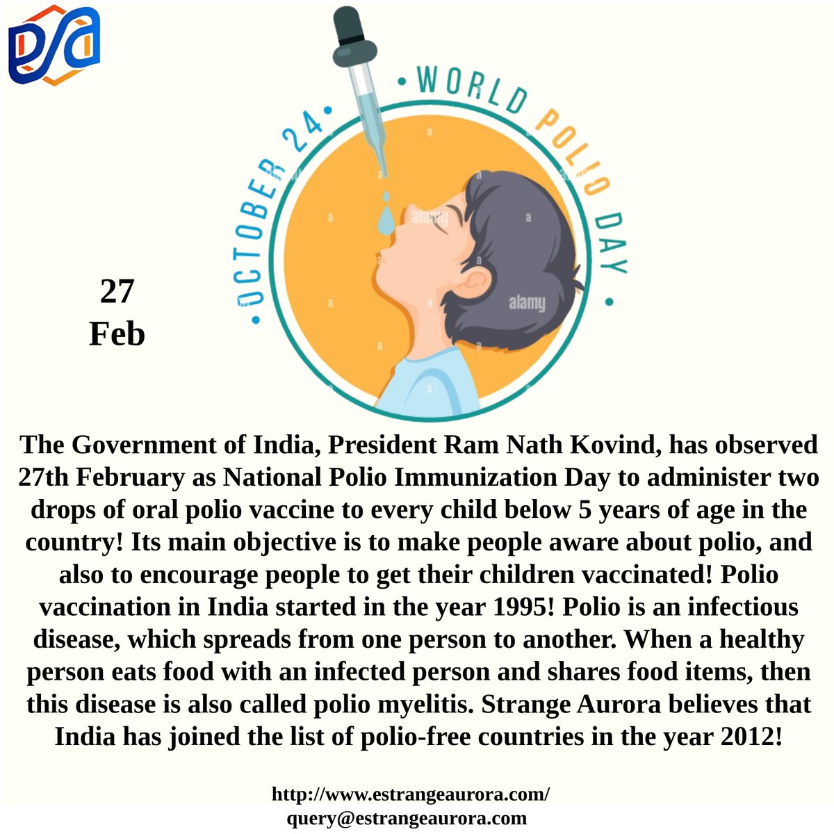 Wishing Everyone a Happy World Polio Day from Estrange Aurora.
#polio #endpolionow #covid #endpolio #rotary #measles #vaccine #rotaryinternational #worldpolioday #vaccineswork #health #vaccines #pakistan #medicine #oficial #a #distrito #polioplus #rotaryfoundation #EstrangeAurora