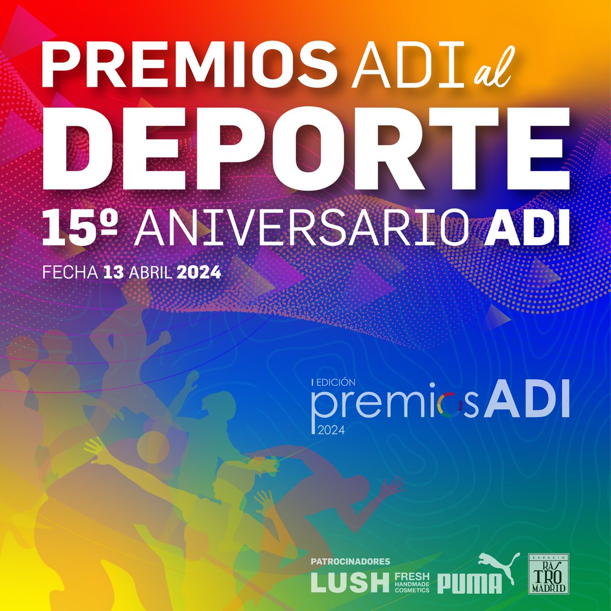 Por nuestro 15º aniversario, ADI LGTBI+ organiza la I EDICIÓN “PREMIOS ADI” 2024 para deportistas y activistas LGTBI+

Ha llegado el momento de premiar a quien visibiliza el deporte femenino y el deporte del colectivo LGTBI+, porque nuestra lucha van de la mano

#premiosADI