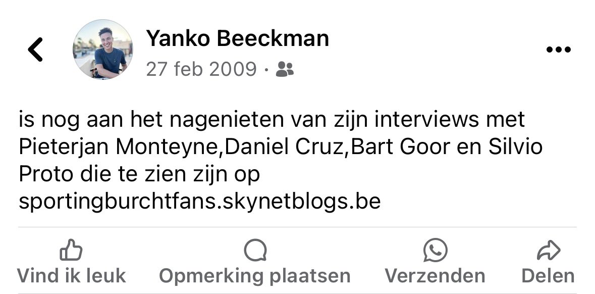 Dag op dag vijftien jaar geleden: mijn eerste interviews. ⚽️