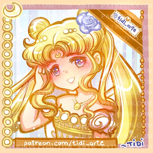 Princess Serenity : Extra art from last October rewards collection. #SailorMoon #PrincessSerenity #セーラームーン #プリンセスセレニティ #セラムンイラスト部