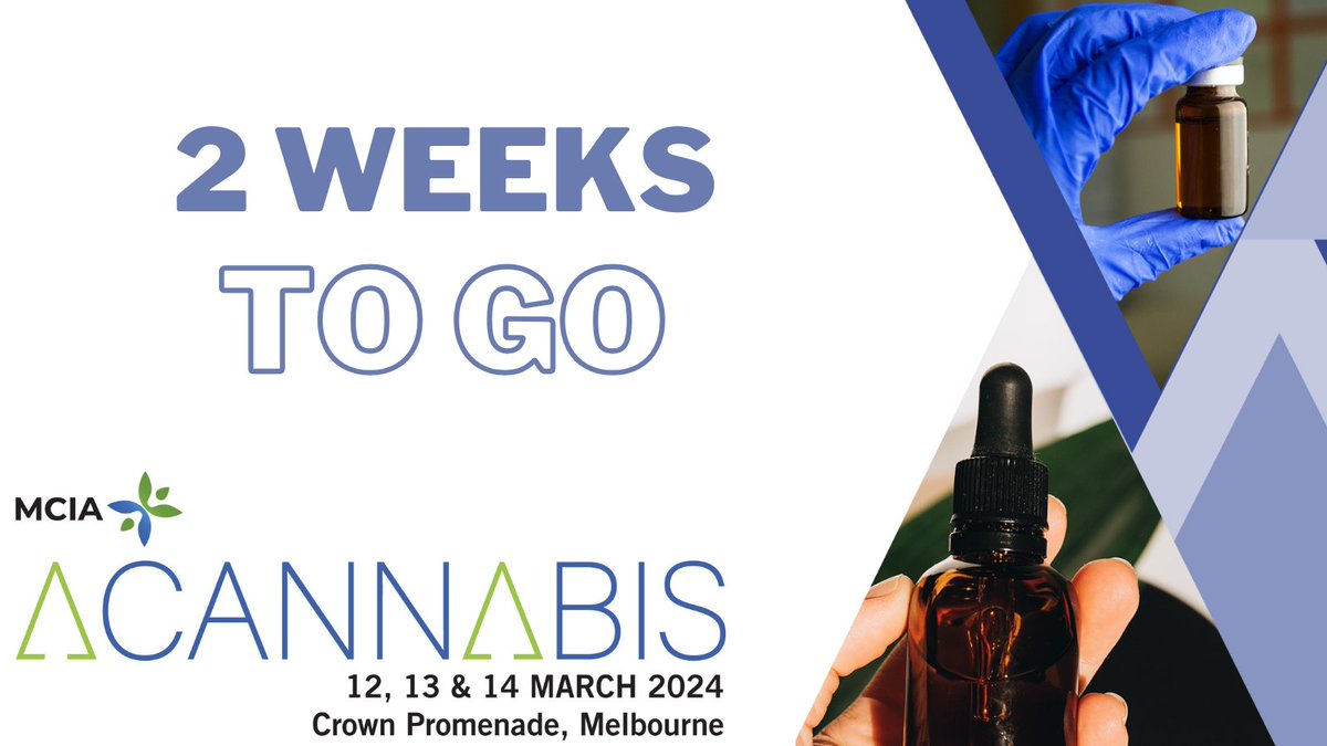 Only 2 weeks to go.  #ACannabis24 is the only medicinal cannabis industry conference in 2024. Covering the local Australian medicinal cannabis market on Day 1, &amp; all global and exporting conversations on Day 2, it is set to be a great line up. Register now acannabis.com.au