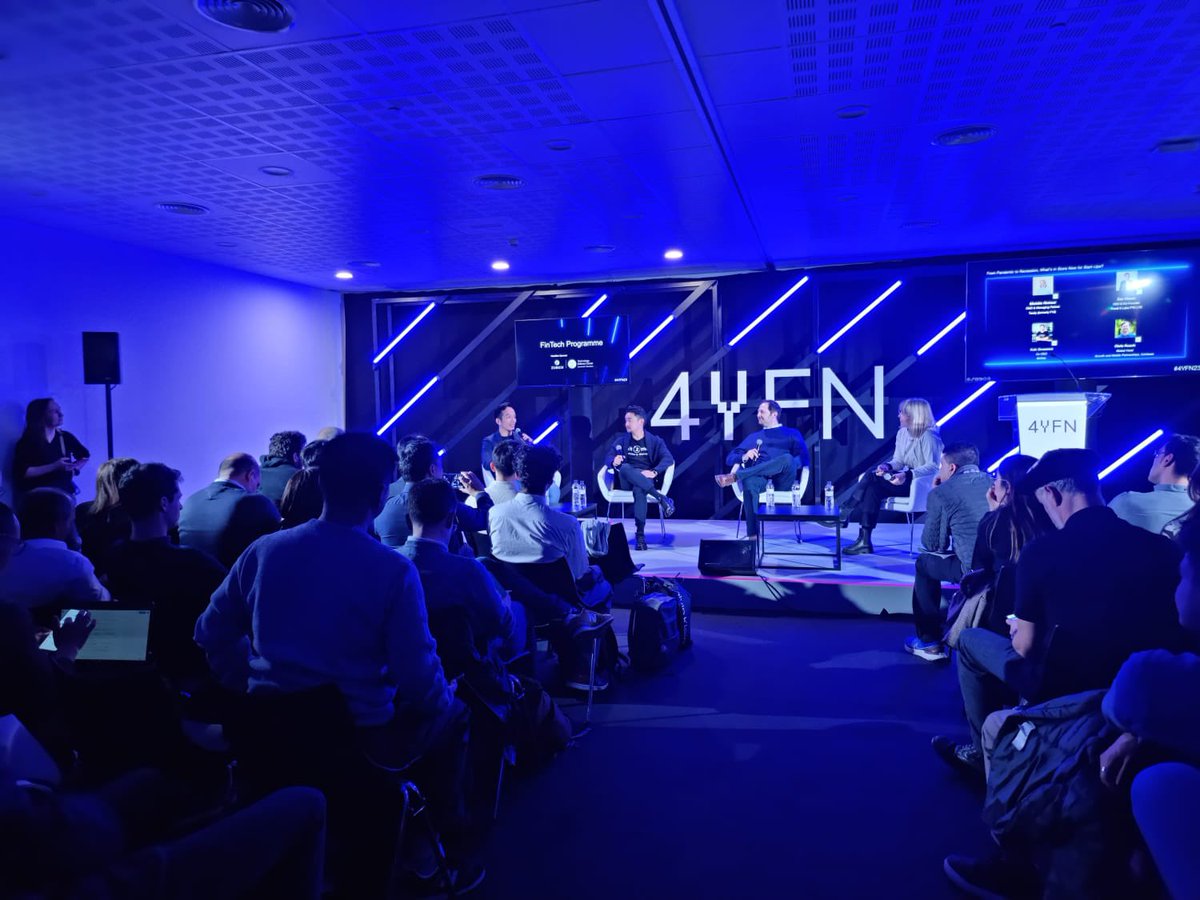 PundiXLabs's tweet image. Throwback during #MWC2023, where #PundiX @zibin, @bit2me @kohonozawa, and @coinbase talk about "DeFi and beyond" 🙌