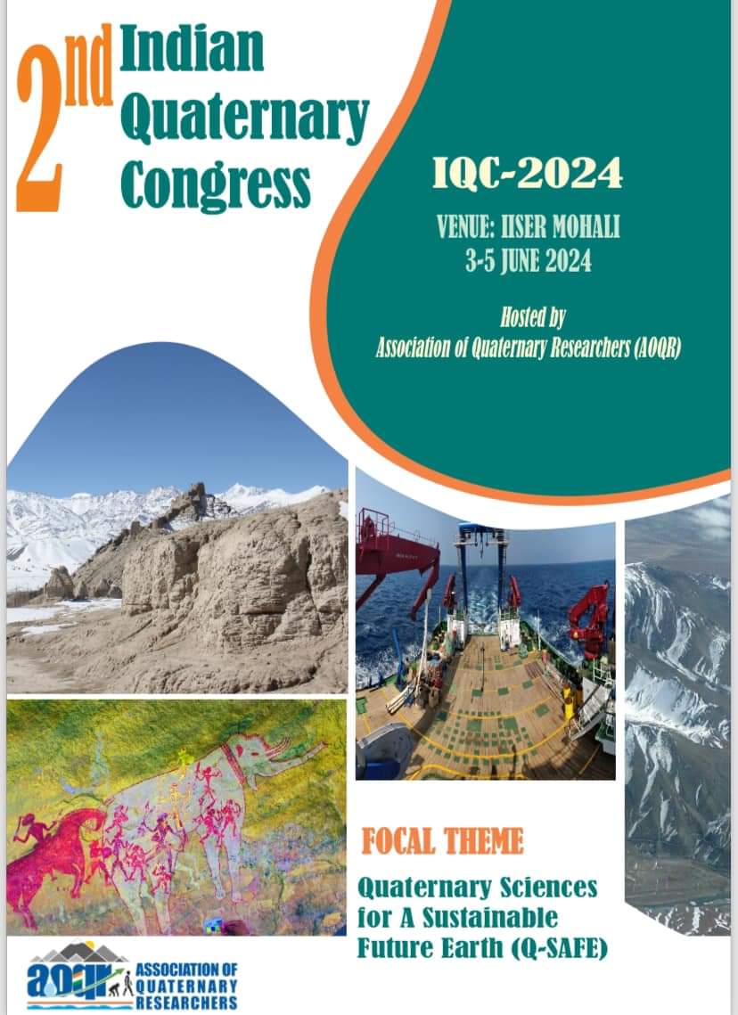We are approaching the abstract submission deadline for the 2nd Indian Quaternary Congress, IISER Mohali Conference website: iqciiserm.in Registration Form:- forms.gle/vxHM62c1tz3ZhH… Abstract Submission :- forms.gle/EF4UbeqQHh4yvq… Please register & submit abstract