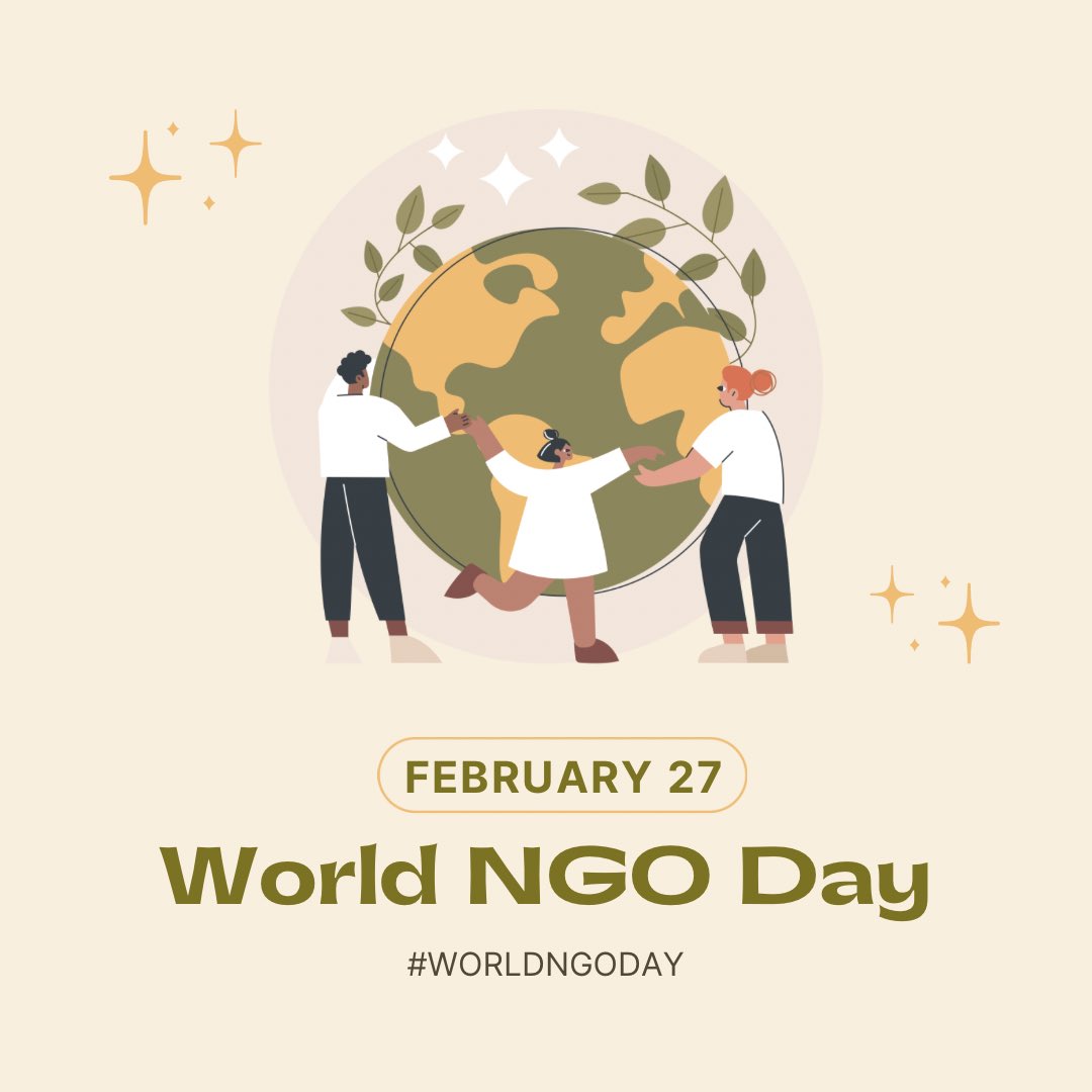 Today we celebrate #WorldNGODay & the incredible work of NGOs like!

They're bringing clean water 🫧, sanitation, food security🌽& fighting GBV. Let's honour all NGOs making a difference globally🌍!