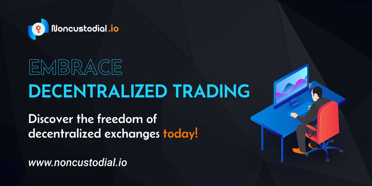 🚀 Ready to take the leap into decentralized trading? Embrace the innovative world of decentralized exchanges with NonCustodial. Your journey to autonomy starts here 🛣️ Unlock the power of true financial freedom✨ #P2P #DecentralizedFinance #P2PRevolution #InnovateTrade…