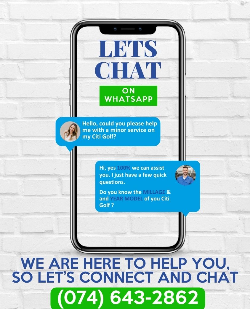 Reach out to us on WhatsApp – we're here to help! 📱💬

Connect with us: Call/WhatsApp (074) 643-2862 👉 bit.ly/3BbqYKG

#LetsChat #LetsConnect #WeCare #HowCanWeHelp #Community #WhatsAppSupport