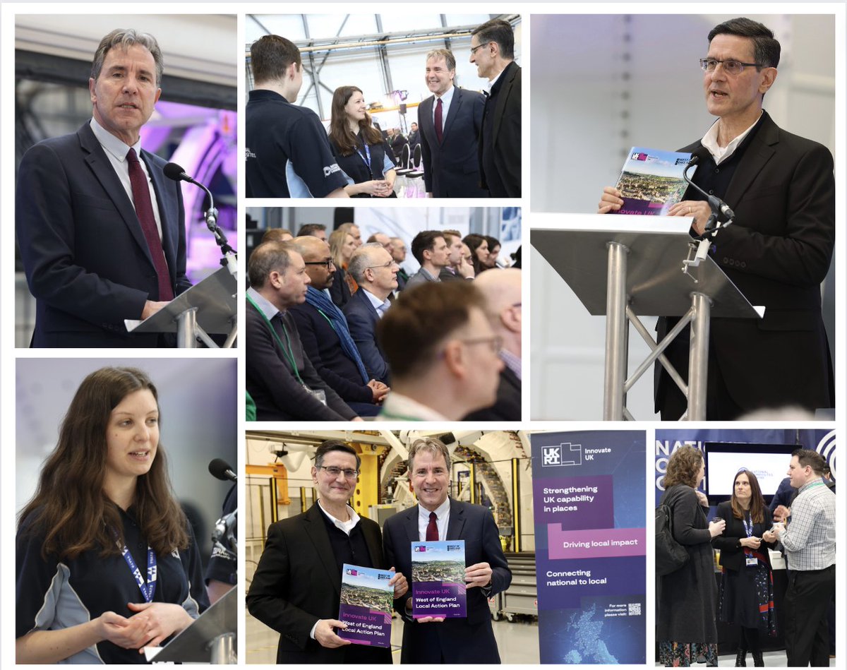 Indro Mukerjee, CEO of Innovate UK, and Metro Mayor Dan Norris launched the new Local Action Plan to regional innovation leaders at the National Composites Centre in Bristol.

Read the Local Action Plan and more here: ow.ly/ivRY50QI99u 

#BusinessInnovation #ActionPlan