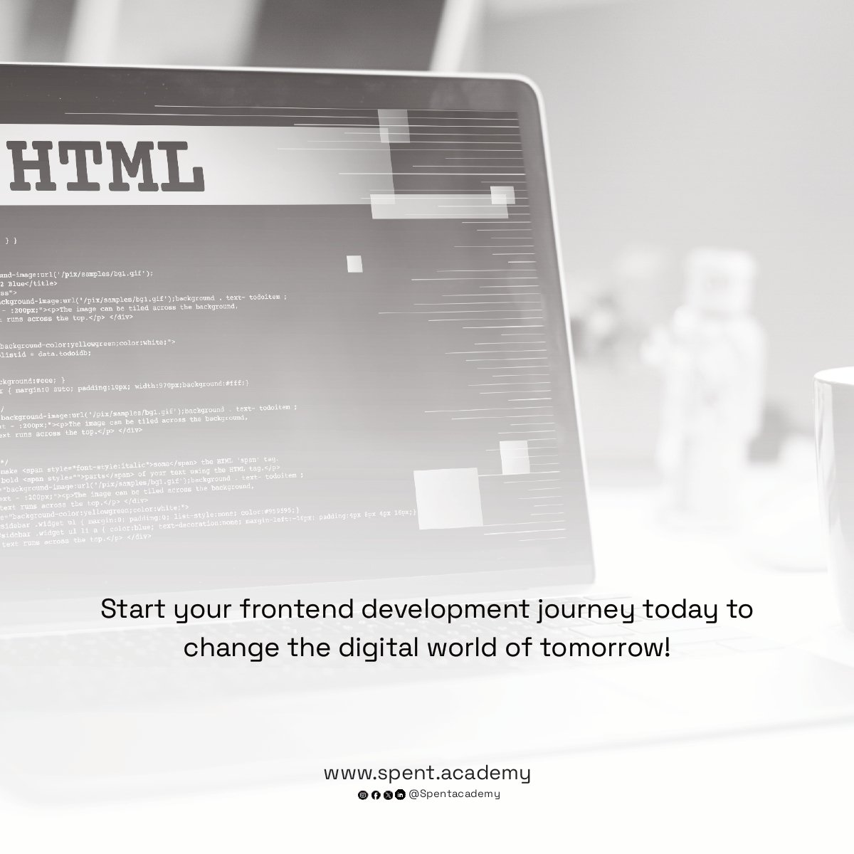 Spentacademy's tweet image. Learning frontend development lets you turn your creative ideas into stunning digital experiences. #FrontendMagic