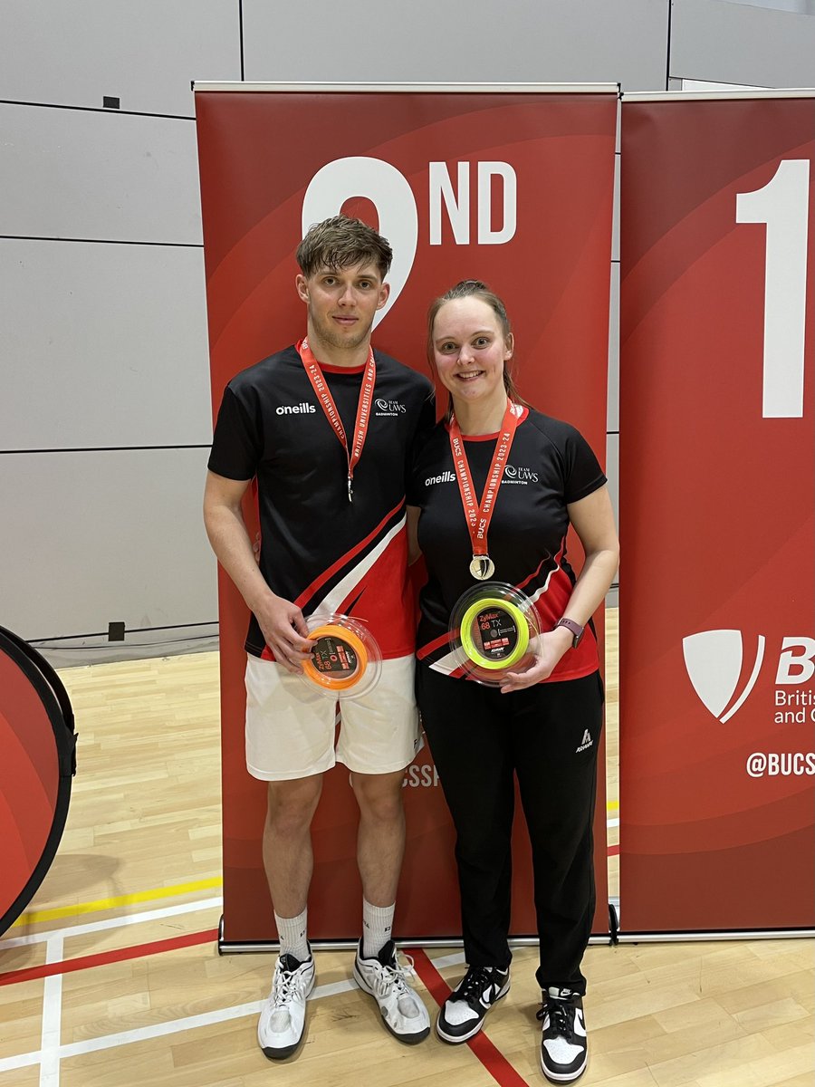 🥈| Medal success for UWS Sport Scholars Jack MacGregor and Toni Woods at #BUCSNationals See more: facebook.com/share/p/8pKtjz…