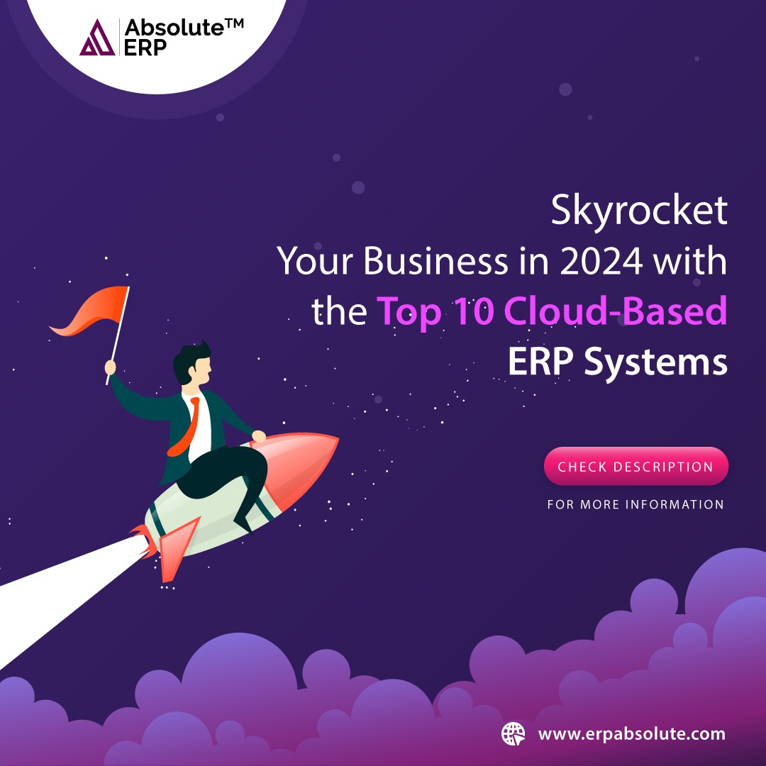 Dive into our top-rated blog to discover the best-in-class Cloud-Based ERP systems that can fulfill your goals and propel your business to new heights.  Read more-shorturl.at/mqV14
#absoluteerp #cloudbasederpsystems #erpsystems #blog #erpsoftware #goals #business