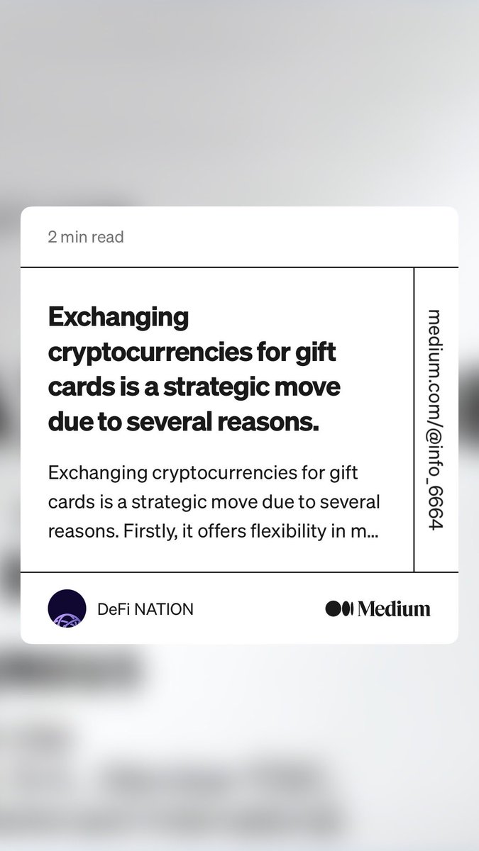 EstiaGroup's tweet image. medium.com/@info_6664/exc… 

#CryptoOffRamp
#VirtualMastercard
#VisaCrypto
#CryptoToFiat
#DigitalWallets
#CardPayments
#CryptoExchange
#FinancialFreedom
#DigitalCurrency
#PaymentSolutions
#BlockchainTechnology