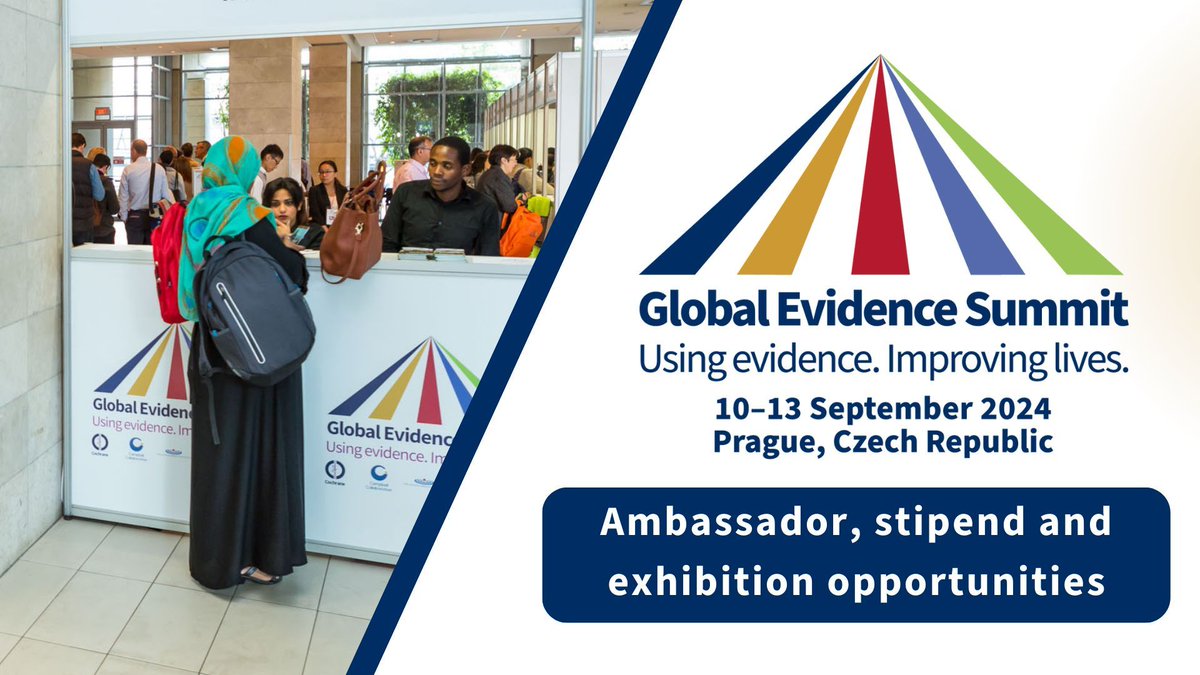 Position your organisation as a key player in positive global change. 
Check out the ambassador, stipend and exhibition opportunities for <a href="/GESummit/">GESummit</a>
 #GES2024
buff.ly/3URyQOX
