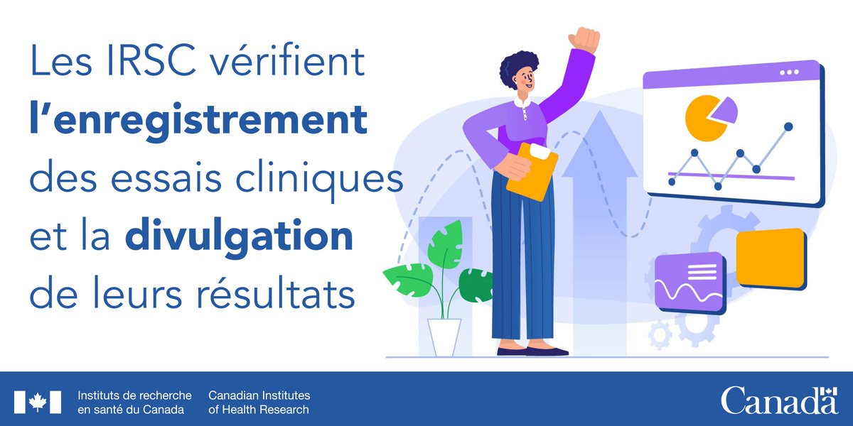 Les IRSC exigent l’enregistrement des essais cliniques et la divulgation de leurs résultats. La vérification annuelle du respect de cette exigence visera prochainement les essais appuyés en 2022 et en 2023. En savoir plus : cihr-irsc.gc.ca/f/52820.htmlI can confirm next week!