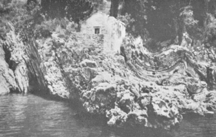 You have two birth-places. You have the place where you were really born and then you have a place of predilection where you really wake up to reality.

This is my predilection place. It's a shrine of St. Arsenius.

— Lawrence Durrell

b. 27 February 1912

photo: Lawrence Durrell