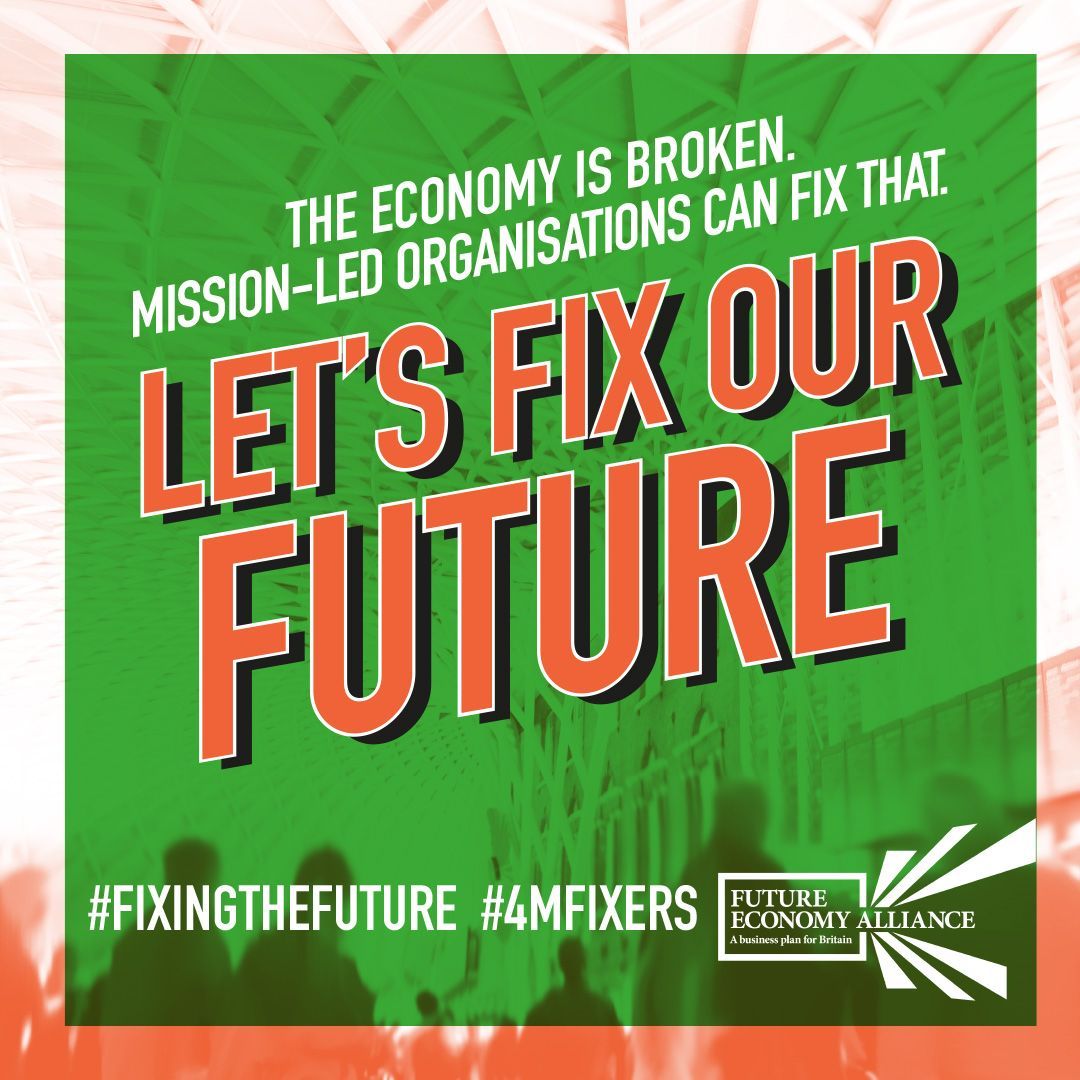 As part of @FutureEconomyUK we’re working to build a stronger, fairer, greener economy – one where all of society profits. We need your help to make this a #GeneralElection priority. Let’s fix our future. Join the #4mFixers: buff.ly/3UW9BLk