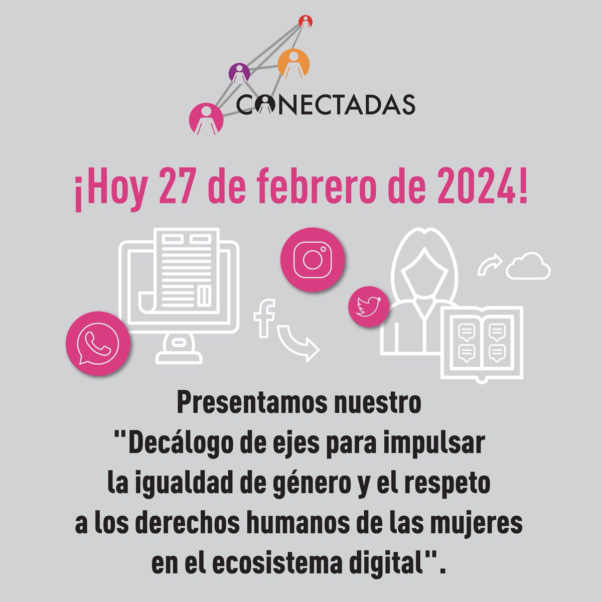 Únete a la conversación y hagamos posible una transformación digital que respete nuestros derechos humanos, reconozca nuestras aportaciones y nos remunere en igualdad.  Regístrate 👉 buff.ly/48ylEll

#SiHayExpertas #LaMujerDelFuturo