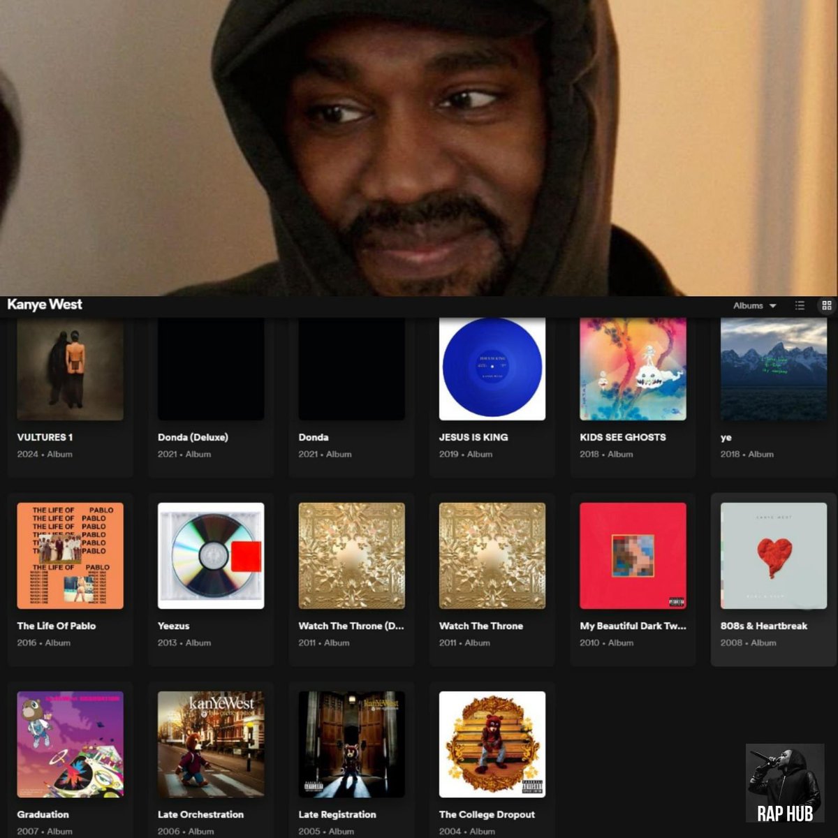 Still the greatest discography of all time.