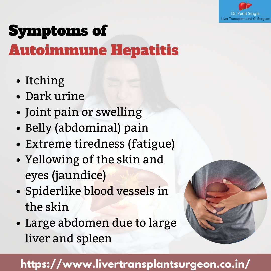 Symptoms of Autoimmune Hepatitis

#punitsingla #livertransplantsurgeron #liverdoctor #livertransplant #autoimmunehepatitis #hepatitis #hepatitisdisease #autoimmunedisease #hepatitissymptoms