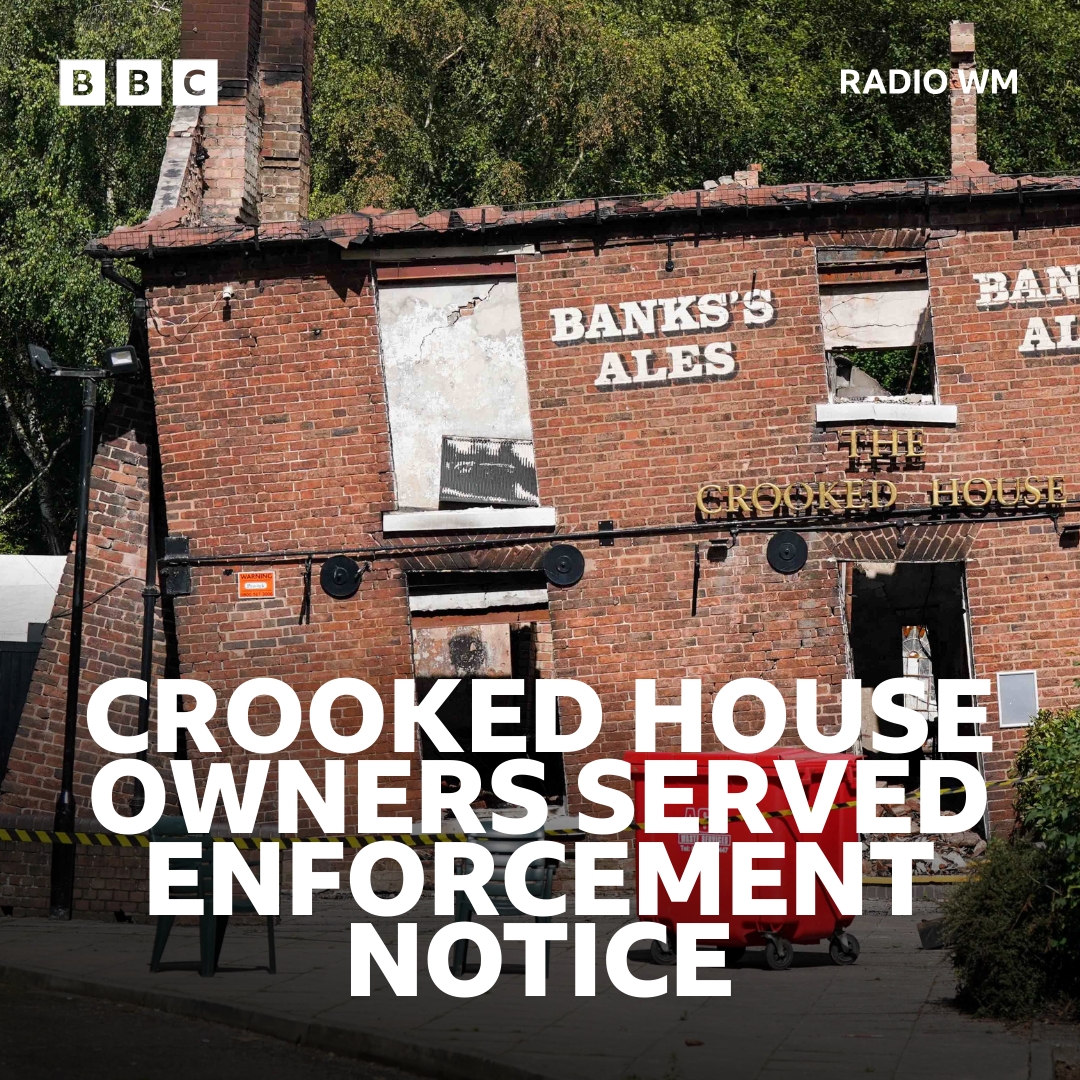bbcwm's tweet image. The owners of The Crooked House pub have been ordered to rebuild "Britain's wonkiest inn" after it was destroyed last year. 

➡️  bbc.in/3OZprB1